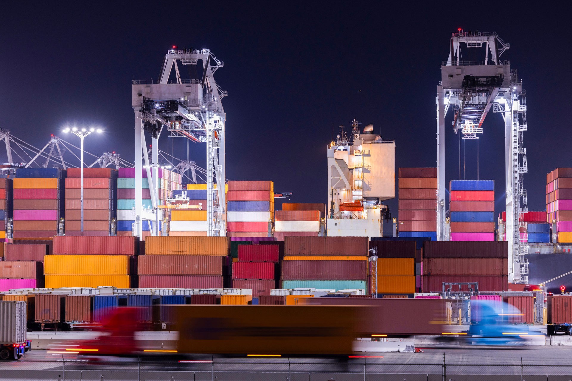 Night time Port Operations